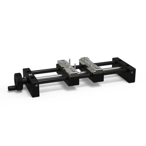 OmniFix  Messtechniker Schraubstock 120 x 320 mm, Aluminium schwarz Produktbild