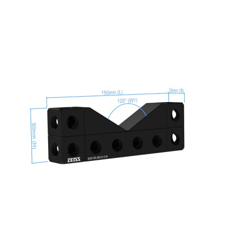 V-Block 120&deg; - 150x25x50mm, AF25 Produktbild Back View L
