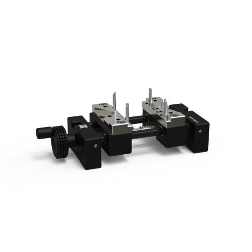 OmniFix  Messtechniker Schraubstock 80 x 160 mm, Aluminium schwarz Produktbild