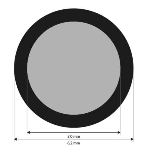 Punktmarken 3,0 mm, uncodiert, retro-reflektierend, 2000 St&uuml;ck Produktbild