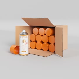 AESUB Orange - Scan-Zeit ca. 4-8 h, Schichtdicke 2-6 &mu;m, Sublimationszeit 12-24 h, 12 Dosen Produktbild