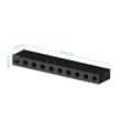 Grundplatte - 25x50x250mm, AF25 Produktbild Back View S