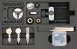 Probenhalter-Kit mit Drehachse manuell Produktbild Back View S