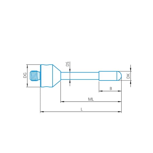 Cylinder stylus M5, DK2 L60 product photo