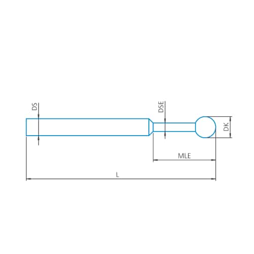 Stylus stepped, DK0.8 L11.8 product photo Front View L