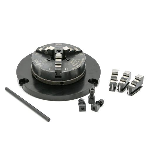 OmniFix three-jaw ring chucks for rotary table applications &Oslash;125 mm product photo Front View L