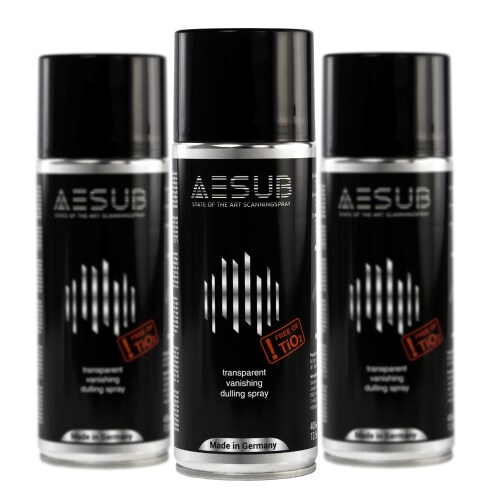 AESUB Transparent, 1 case (12 cans), vanishing, Scanning time approx. 1-2 h product photo