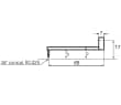 Stylus arm/Contour ML=58, B=7, DS=2 product photo Back View S